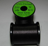 ��������� ���� UNI THREAD 8/0 iron gray  200 yds